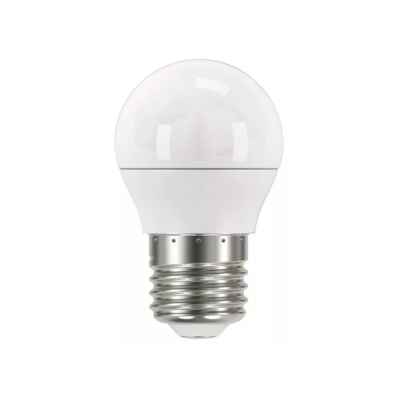 LED žárovka EMOS Lighting E27, 220-240V, 5W, 470lm, 4000k, neutrální bilá, 30000h, Mini Globe 45x74mm