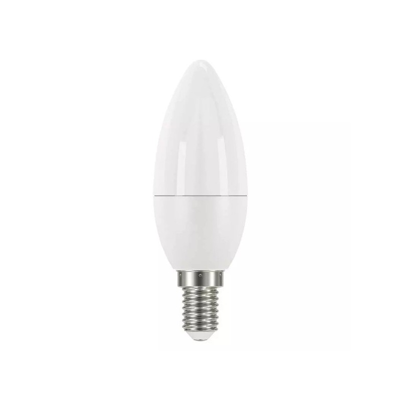 LED žárovka EMOS Lighting E14, 220-240V, 5W, 470lm, 2700k, teplá bílá, 30000h, Classic Candle 102x35x35mm