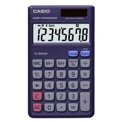 Casio Kalkulačka SL 300 VER, černá, kapesní, osmimístná
