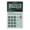Sharp Kalkulačka EL-W211GGY, šedá, kapesní, desetimístná