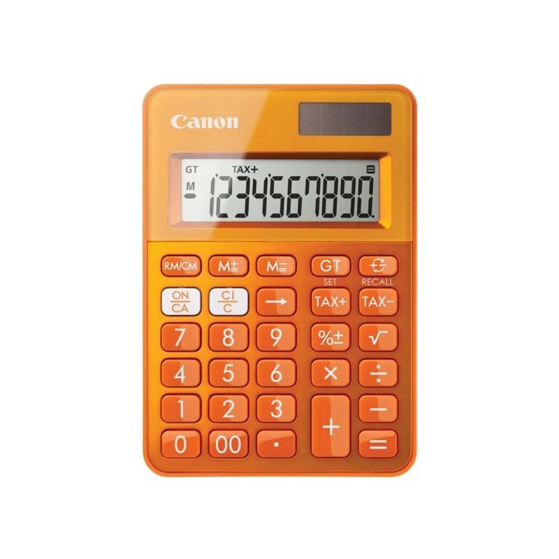 Canon Kalkulačka LS-100K, oranžová, stolní, desetimístná