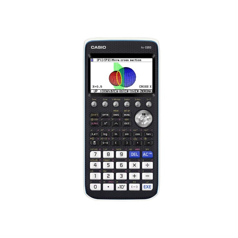 Casio Kalkulačka FX CG50, černo-modrá, grafická, barevný display