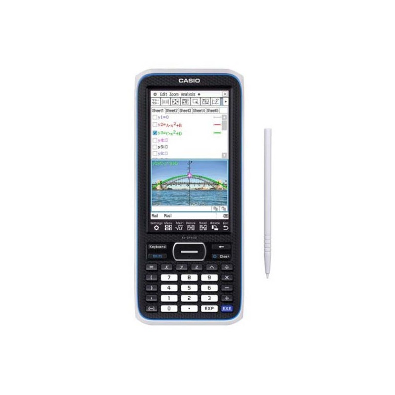 Kalkulačka Casio, FX CP 400 CLASSPAD, černá, grafická s barevným displejem
