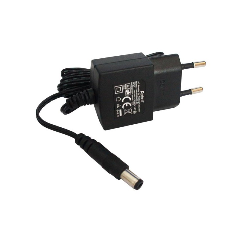 Síťový adaptér, AD PDC EU, 220V (el.síť), 6V, 300mA, napájení kalkulaček, Rebell
