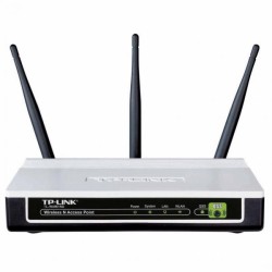 TP-LINK router TL-WA901ND 2.4GHz, extender, přístupový bod, PoE, 450Mbps, externí odnimatelná anténa, 802.11n, ethernetový