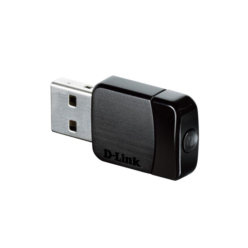 D-LINK USB klient DWA-171 2.4GHz a 5GHz, IPv6, 433Mbps, integrovaná anténa, 802.11ac, Ultra rychlý USB adapter, DOPRODEJ