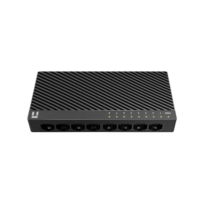 STONET stolní switch ST3108C 100Mbps, auto MDI/MDIX , plug-and-play, Green Power feature