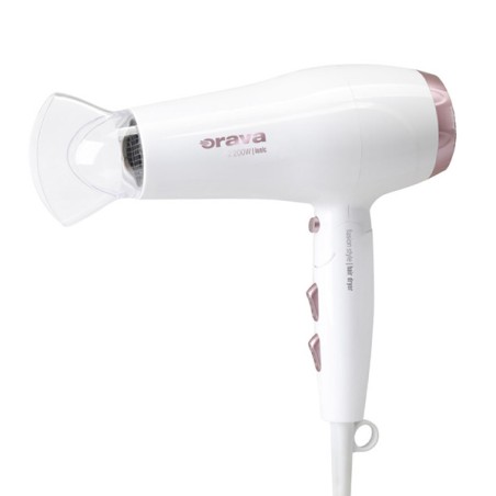 Orava HD-424 Fén s funkcí ionizace, bílo-růžový