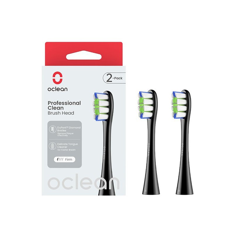 Oclean náhradní hlavice Professional Clean Medium 2 ks P1C5 B02, černé