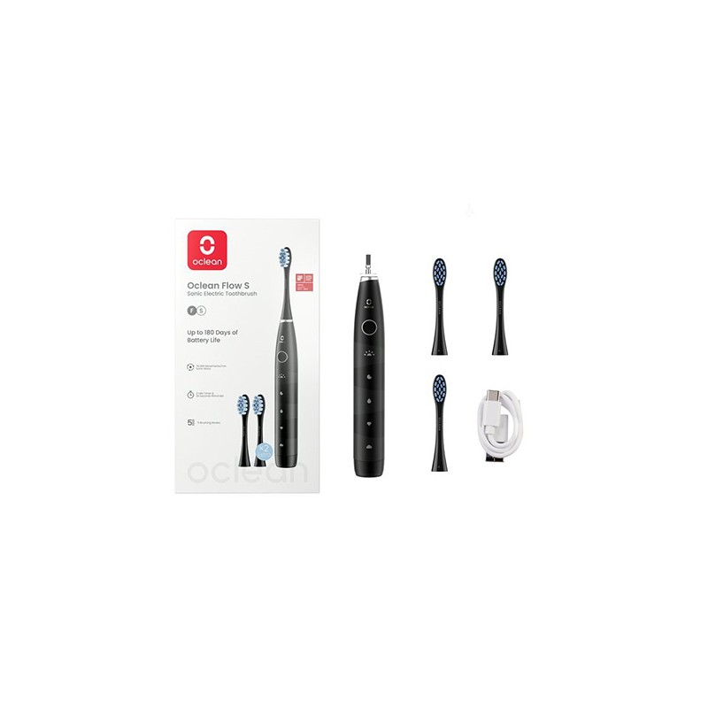 Oclean sonický kartáček Flow S Set, černý