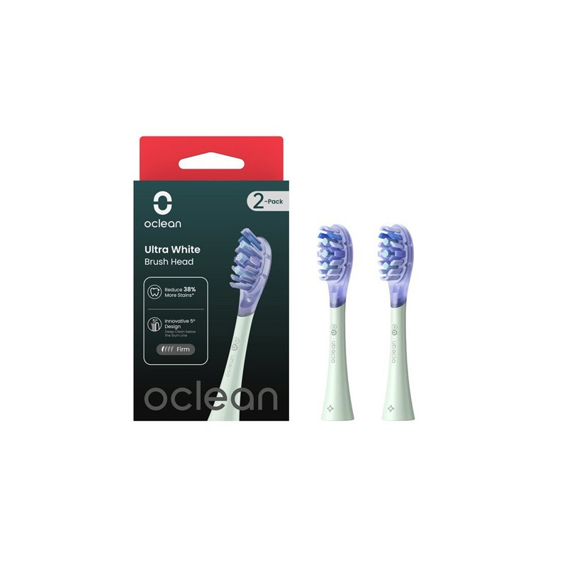 Oclean náhradní hlavice Ultra White 2 ks UW01, zelené