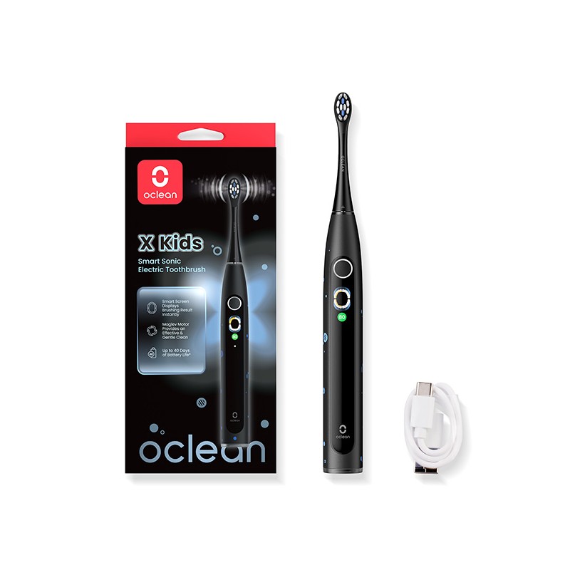 Oclean sonický kartáček X Kids, černý
