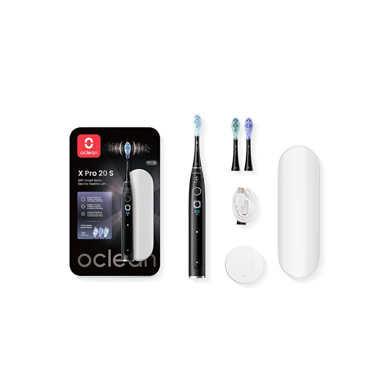 Oclean set sonického kartáčku a pouzdra X PRO 20 S, černý