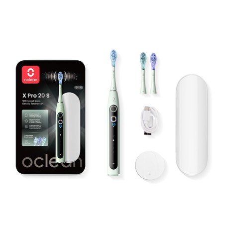 Oclean set sonického kartáčku a pouzdra X PRO 20 S, zelený