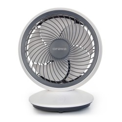 Orava mini stolní USB ventilátor, bílý