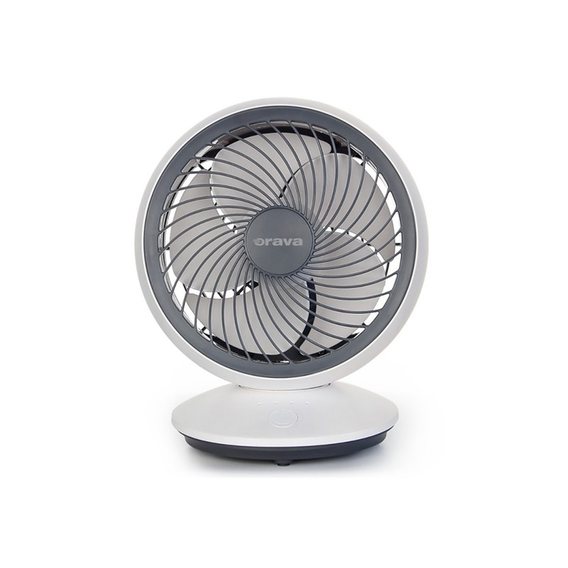 Orava mini stolní USB ventilátor, bílý