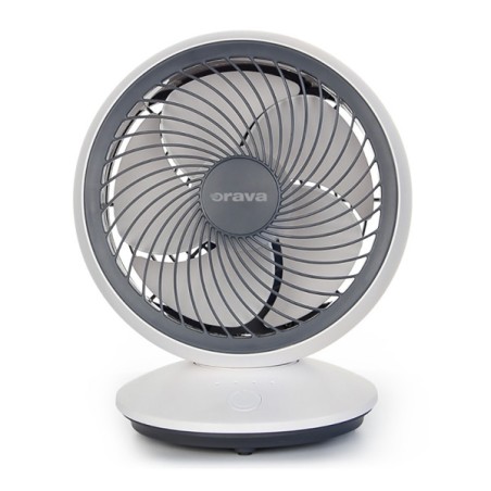 Orava mini stolní USB ventilátor, bílý