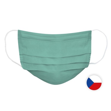 Nano rouška, zelená, 5-vrstvá, L, 50ks, Spurtex, DOPRODEJ