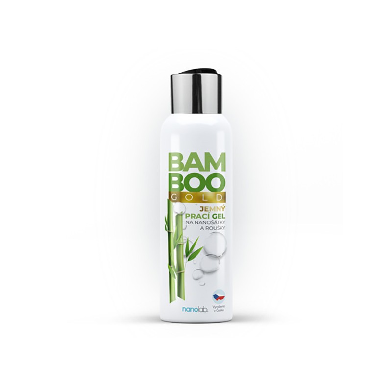Jemný prací gel BAMBOO GOLD na šátky a roušky, 300ml, Nanolab