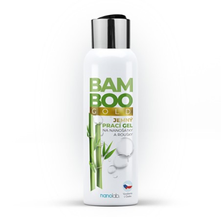 Jemný prací gel BAMBOO GOLD na šátky a roušky, 300ml, Nanolab