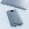 Verbatim externí pevný disk, Executive Fingerprint Secure HDD, 2.5", USB 3.0 (3.2 Gen 1), 2TB, 53653, šedý, šifrovaný s čtečkou