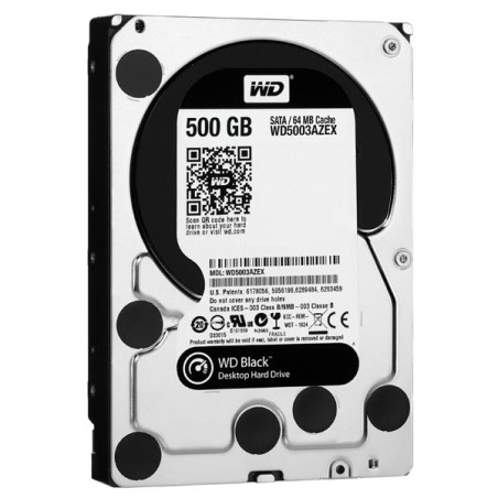 Western Digital interní pevný disk, WD Black, 3.5", SATA III/SATA II, 0,5TB, 500GB, WD5003AZEX