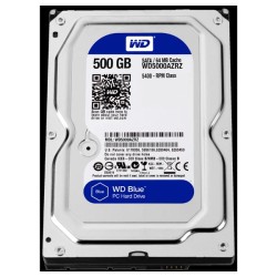 Western Digital interní pevný disk, WD Blue, 3.5", SATA III, 0,5TB, 500GB, WD5000AZRZ
