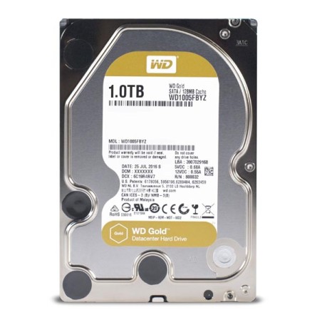 Western Digital interní pevný disk, WD Gold Raid, 3.5", SATA III, 1TB, 1000GB, WD1005FBYZ