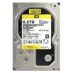 Western Digital interní pevný disk, WD Gold Raid, 3.5", SATA III, 6TB, 6000GB, WD6002FRYZ