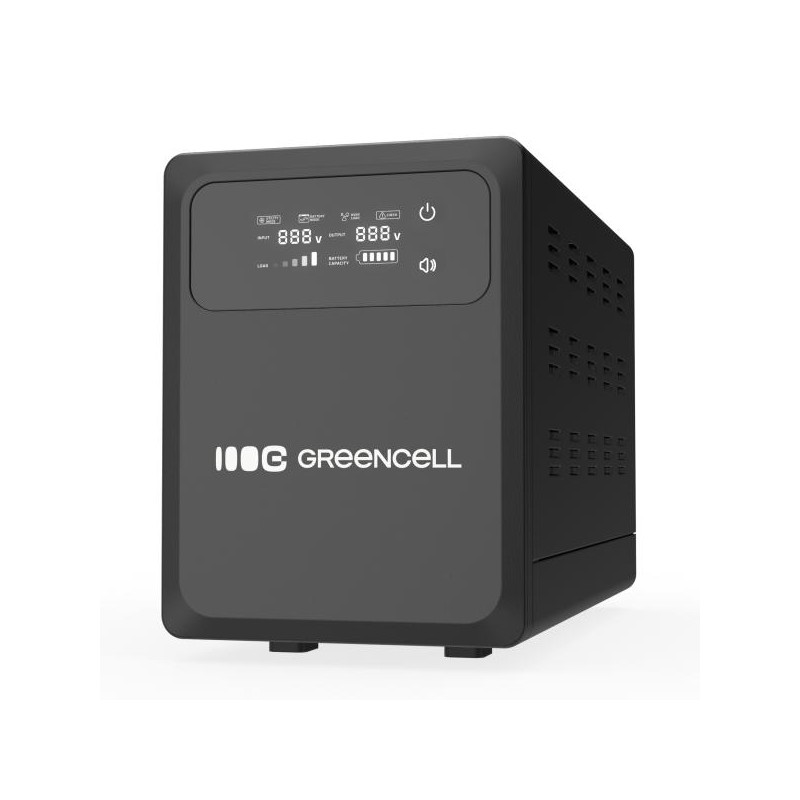 Green Cell Uninterruptible Supply UPS 2000VA 1200W s LCD displej