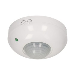 PIR motion sensor 230V 50Hz, 6m, max. 1200W, bílá, ORNO, 360&deg , IP20, infračervený