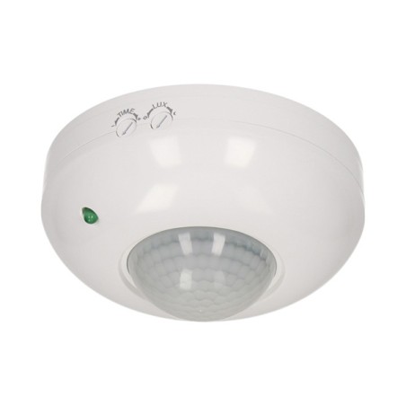 PIR motion sensor 230V 50Hz, 6m, max. 1200W, bílá, ORNO, 360&deg , IP20, infračervený