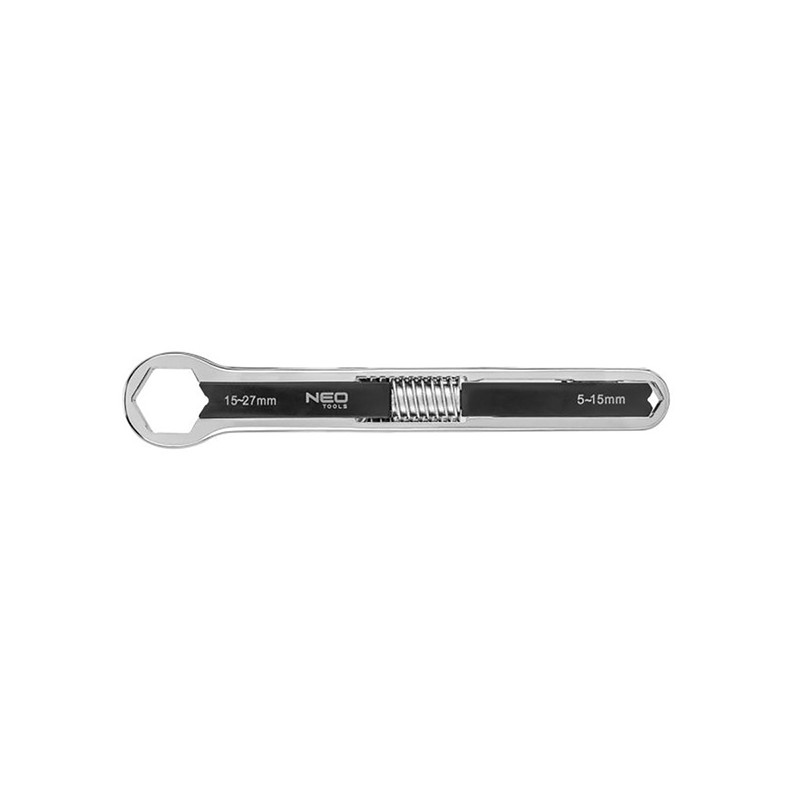 Nastavitelný klíč 03-031, dvojitý kroužek, 5-27 mm, NEO TOOLS