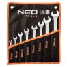 Kombinované klíče, 09-751, sada 8 ks, 6-19 mm, NEO TOOLS