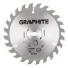 Řezný kotouč na dřevo z MN65, 55H666, náhradní kotouč pro 58G008, na dřevěné materiály, Graphite