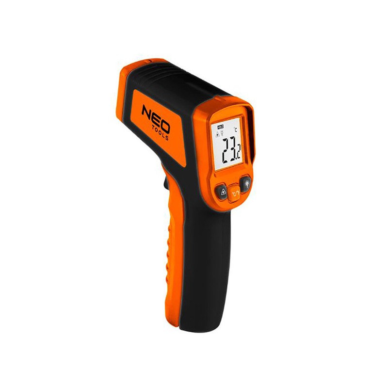 Pyrometr NEO TOOLS -50 až 500 stupňů, +/- 1.5 stupňů, IP54, auto vypínání, odezva 500 ms