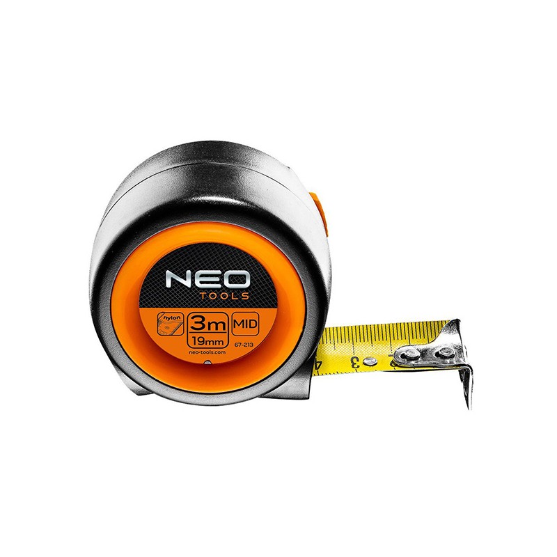 Svinovací metr NEO TOOLS 3m x 19 mm, magnetický