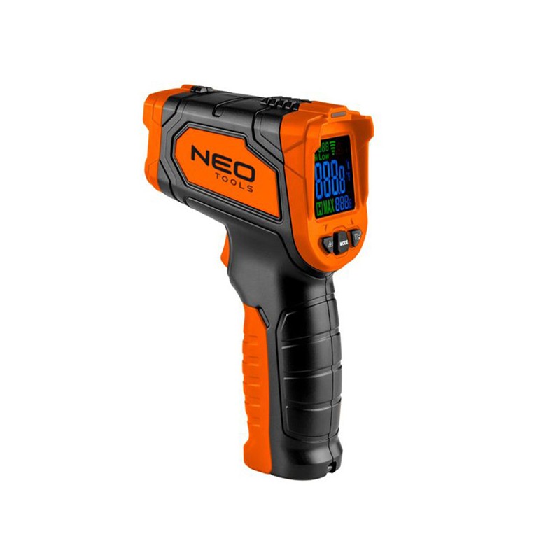 Pyrometr NEO TOOLS +/- 1 stupeň Celsia, bezkontaktní měření