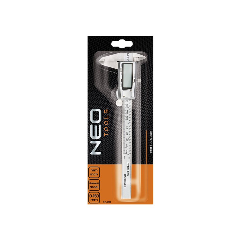 Posuvné digitální měřítko NEO TOOLS délka 150mm, přesnost 0.02mm