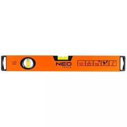 Vodováha NEO TOOLS 40 cm, 2 libely, frézovaná spodní plocha 71081