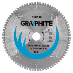 Pilové kotouče Graphite 55H548 s HM hroty, 254x30 mm, 80 zubů, univerzální