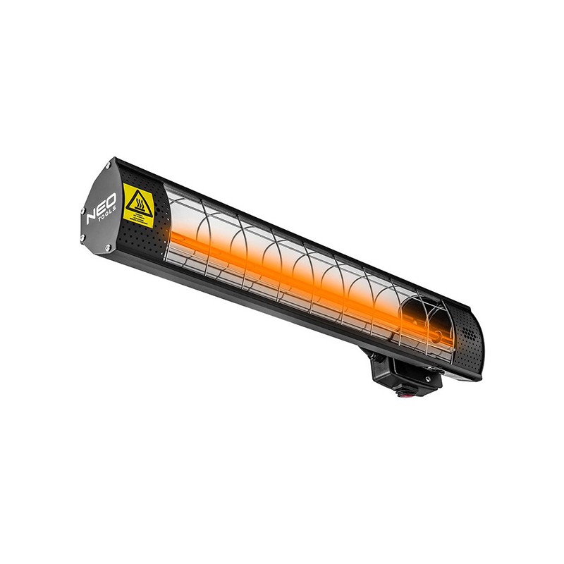 Infra zářič (ohřívač) NEO TOOLS 90-031, 2000W, IP55, Golden Halogen Lamp, pro vyhřívání podlah a prostor skladů a stavenišť