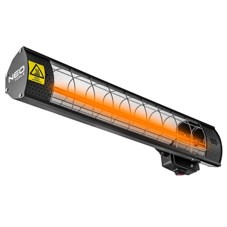 Infra zářič (ohřívač) NEO TOOLS 90-031, 2000W, IP55, Golden Halogen Lamp, pro vyhřívání podlah a prostor skladů a stavenišť