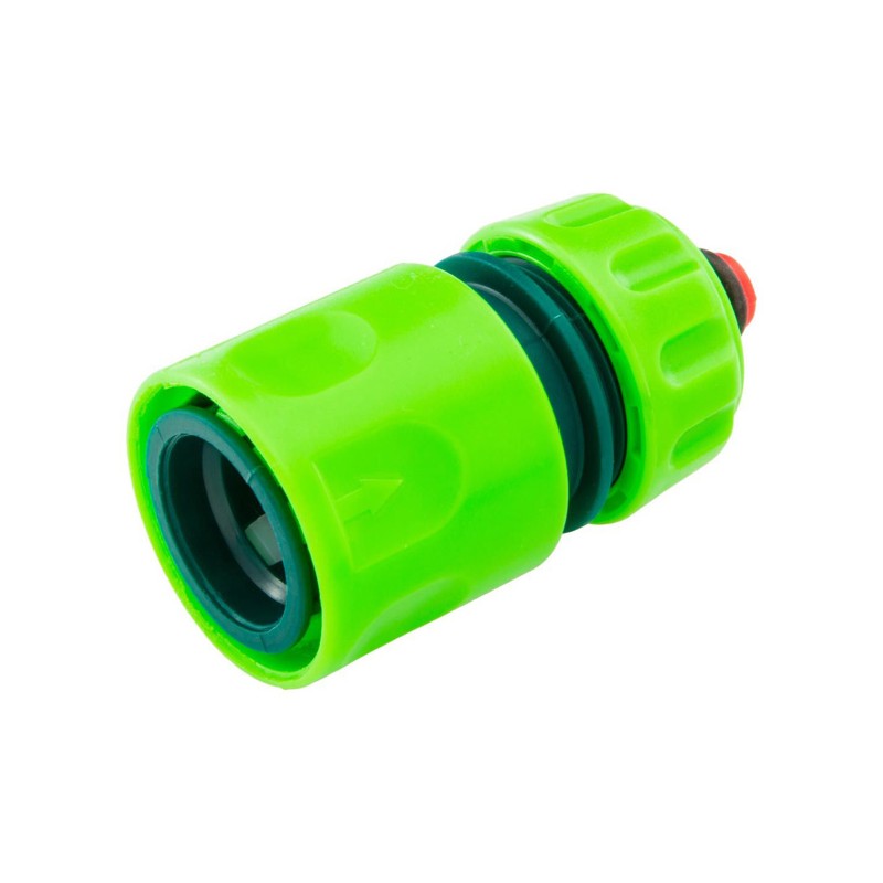Verto rychlospojka s funkcí STOP materiál plast, 1/2", zelená, 15G721