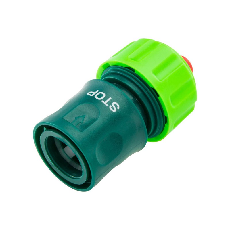 Verto rychlospojka s funkcí STOP materiál plast, 3/4", zelená, 15G723