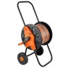 NEO TOOLS vozík pro zahradní hadici se sklopným držákem až 60m 1/2" nebo 20m 3/4", oranžovo-černý, 15-793