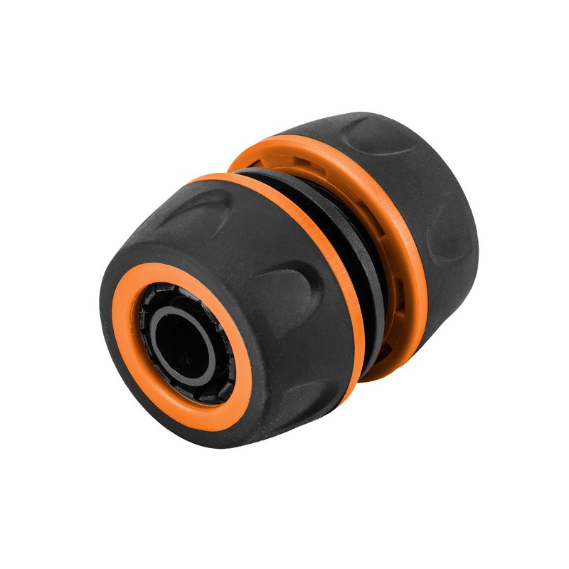 NEO TOOLS spojka pro pevné spojení hadic materiál plast, 1/2", oranžovo-černá, 15-742