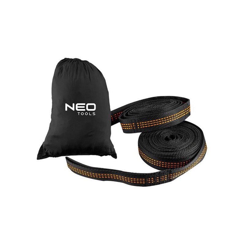 Neo Tools popruhy pro houpací síť, 2.5 metru