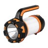 LED kempingové světlo 3v1, 1x1200 mAh, hliník, černá, 4 druhy svícení, powerbanka, usb nabíjení 99031