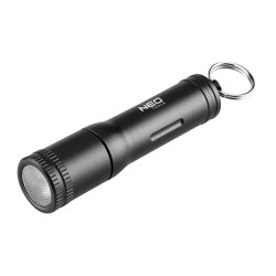 Mini bateriová svítilna, 1xLED, 1xAAA, černá, vodotěsná, 100 lumenů, dosah 35 metrů, IPX4